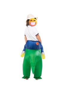 Green Inflatable Dinosaur Rider Size 80-105CM