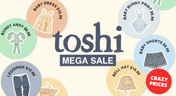 Shop the Toshi Mega Sale, Crazy Prices! sale