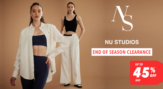 Shop the Nu Studios End Of Season Clearance - Up to 45% Off RRP sale