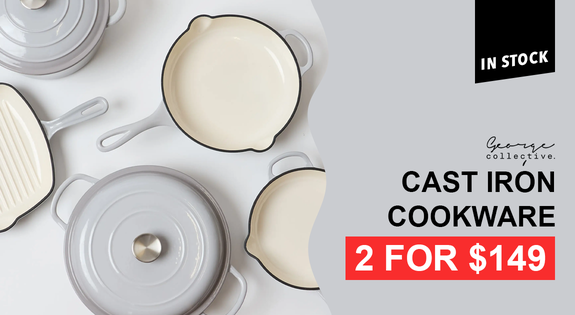 Shop the Cast Iron Cookware - 2 for $149 sale