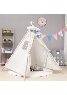 Kids Natural Cotton Teepee Play Tent