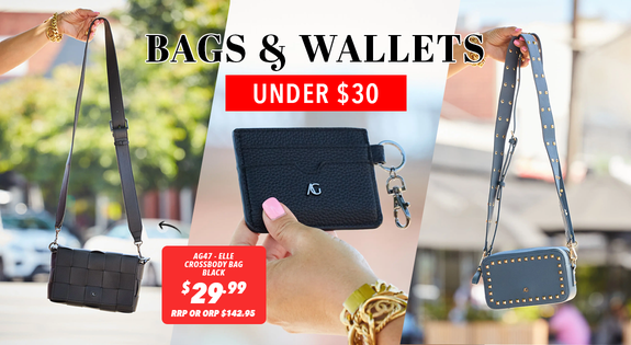 Shop the Bags & Wallets Under $30 sale
