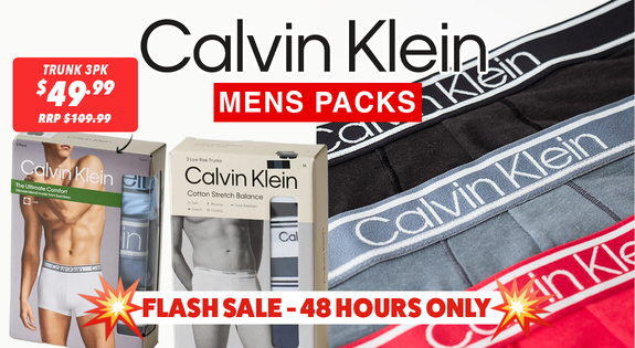 Shop the Calvin Klein Mens Packs - Flash Sale 2 Days Only sale