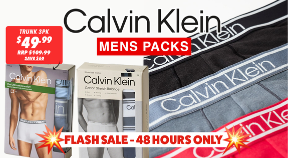 Shop the Calvin Klein Mens Packs - Flash Sale 2 Days Only sale