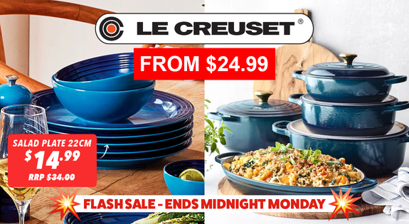Shop the Le Creuset Bargains Flash Sale From $24.99! - Ends Midnight Monday! sale
