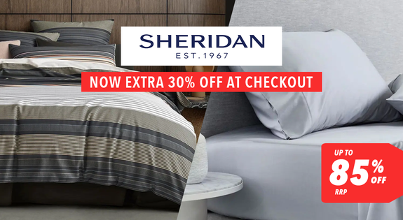 Shop the Sheridan Up to 85% off RRP - Now Extra 30% off at checkout! sale