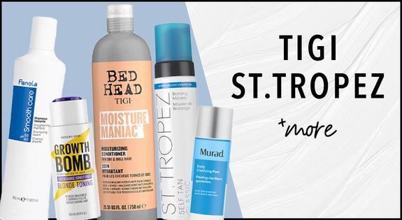 Shop the Tigi, St Tropez and More! sale