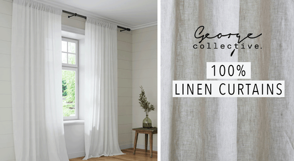 Shop the 100% Linen Curtains sale