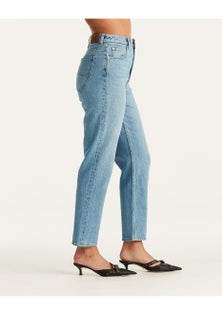 Lee - Womens High Moms Blue Flame