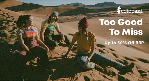 Shop the Cotopaxi Clearance - Up to 50% Off RRP sale