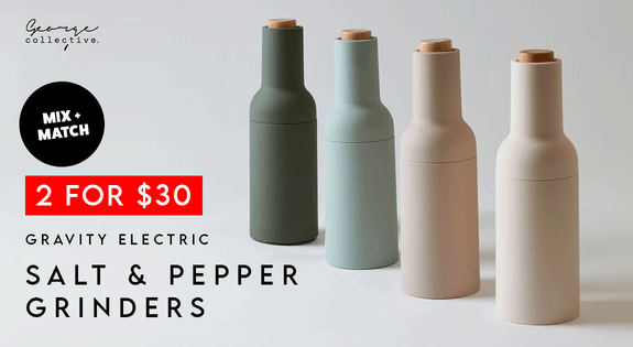 Shop the Gravity Salt & Pepper Grinders - 2 for $30 sale