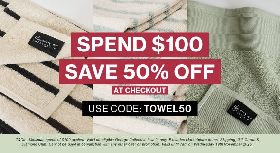 Shop the Spend $100 & Get 50% OFF - 100% Cotton Luxury Towels sale