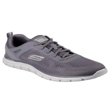 Skechers - Mens Track - Broader - Charcoal