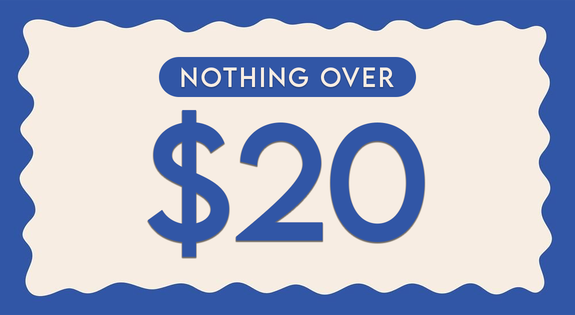 Shop the Nothing Over $20! sale
