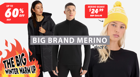 Shop the Big Brand Merino - Up to 60% Off RRP sale