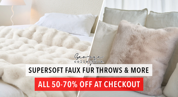Shop the SUPERSOFT FAUX FUR THROWS & MORE - ALL 50-70% off at Checkout! sale