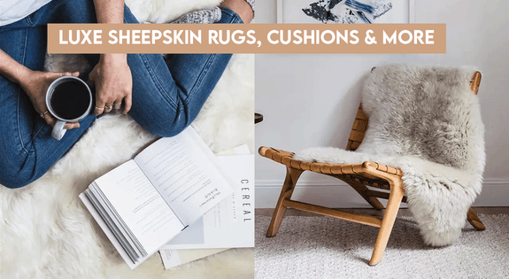 Shop the Luxe Sheepskin Rugs, Cushions & More sale