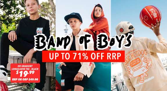 Shop the Band of Boys - Up to 71% off RRP sale