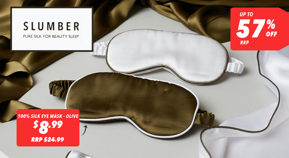 Shop the Slumber 100% Silk up to 57% off RRP! sale
