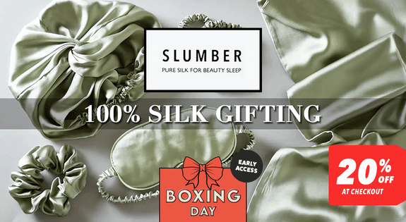 Shop the Slumber 100% Silk Gifiting - 20% off at Checkout sale