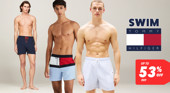 Shop the Tommy Hilfiger Swim Up to 53% Off RRP sale