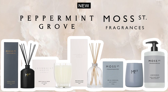 Shop the NEW Peppermint Grove and Moss St. Candles! sale