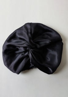 Slumber - 100% Silk Hair Bonnet - Black