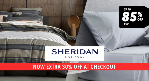Shop the Sheridan Up to 85% off RRP - Now Extra 30% off at checkout! sale