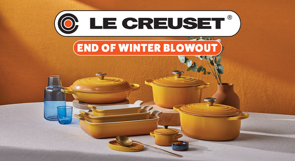 Shop the Le Creuset End of Winter Blowout sale