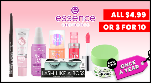 Shop the Essence Cosmetics All $4.99 Or 3 For $10 sale