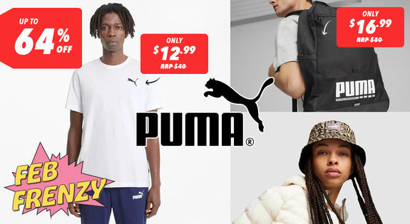 Shop the Puma Feb Frenzy - Up to 64% Off sale