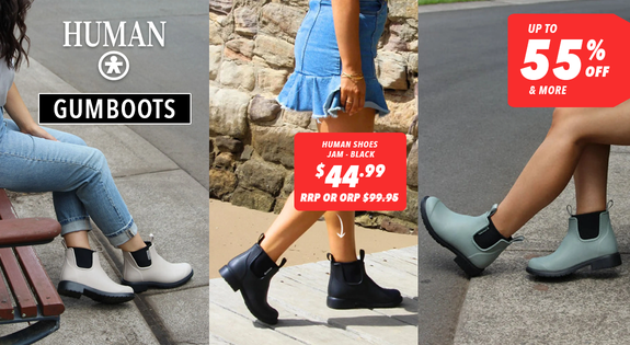 Shop the Human Kind Gumboots up to %55 off & more sale