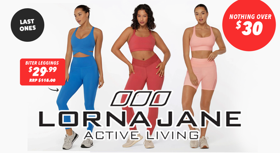 Shop the Lorna Jane - Last Ones - Nothing Over $30 sale