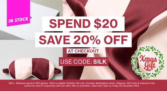 Shop the SLUMBER Spend $20 and save 20% Use code SILK sale