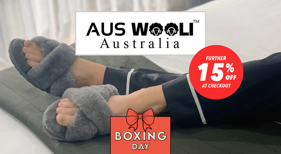 Shop the Aus Wooli Slippers & Uggs - Further 15% Off at Checkout sale