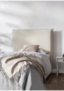 George Collective - MOD Linen Look Headboard - King Single - Natural