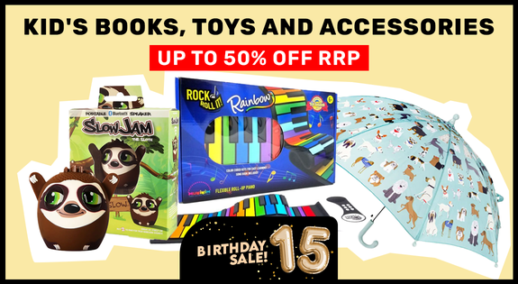 Shop the Kid's Books, Toys and Accessories - Up to 50% off RRP sale