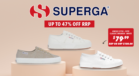 Shop the Superga Sneakers - up to 47% off RRP sale