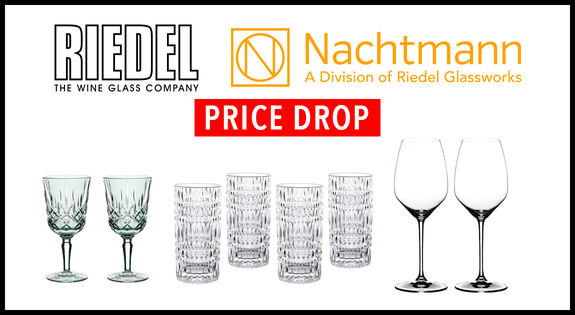 Shop the Riedel & Nachtmann Glassware - Price Drop sale