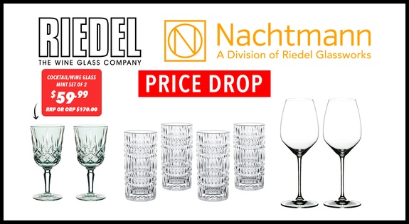 Shop the Riedel & Nachtmann Glassware - Price Drop sale