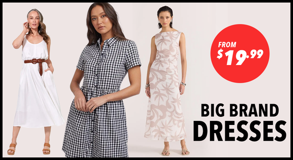 Shop the Big Brand Dresses From $19.99 sale