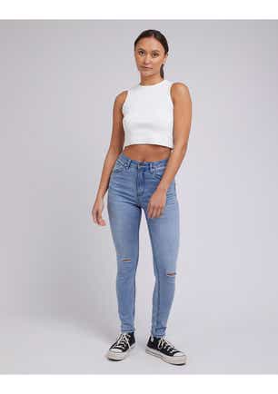 Silent Theory Vice High Skinny Jean Indigo Blaze Onceit