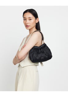 Saben - Alexis Shoulder Bag Black Pleat