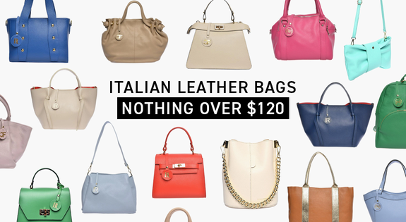 Shop the Italian Leather Bags Factory Sale - Nothing over $120 sale