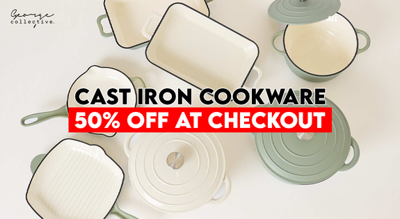Shop the 50% Cast Iron Cookware at Checkout sale