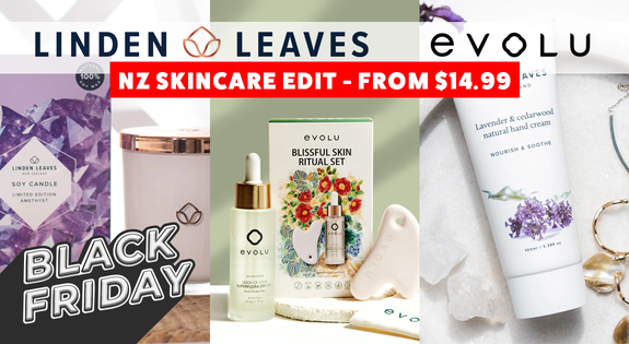 Shop the Linden Leaves & Evolu - NZ Skincare Edit - From $14.99 sale