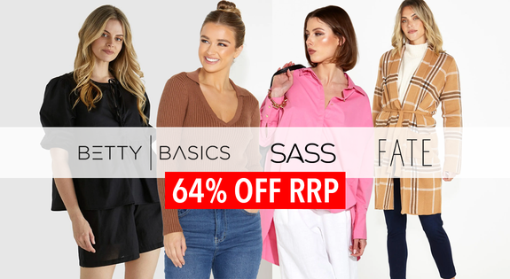 Shop the Betty Basics, Sass & More - Up to 64% off RRP sale